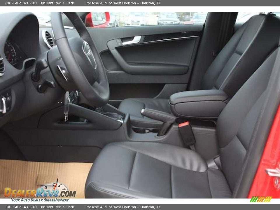2009 Audi A3 2.0T Brilliant Red / Black Photo #4