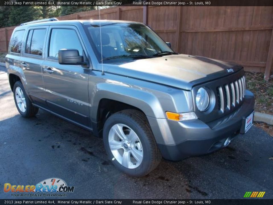 2013 Jeep Patriot Limited 4x4 Mineral Gray Metallic / Dark Slate Gray Photo #2