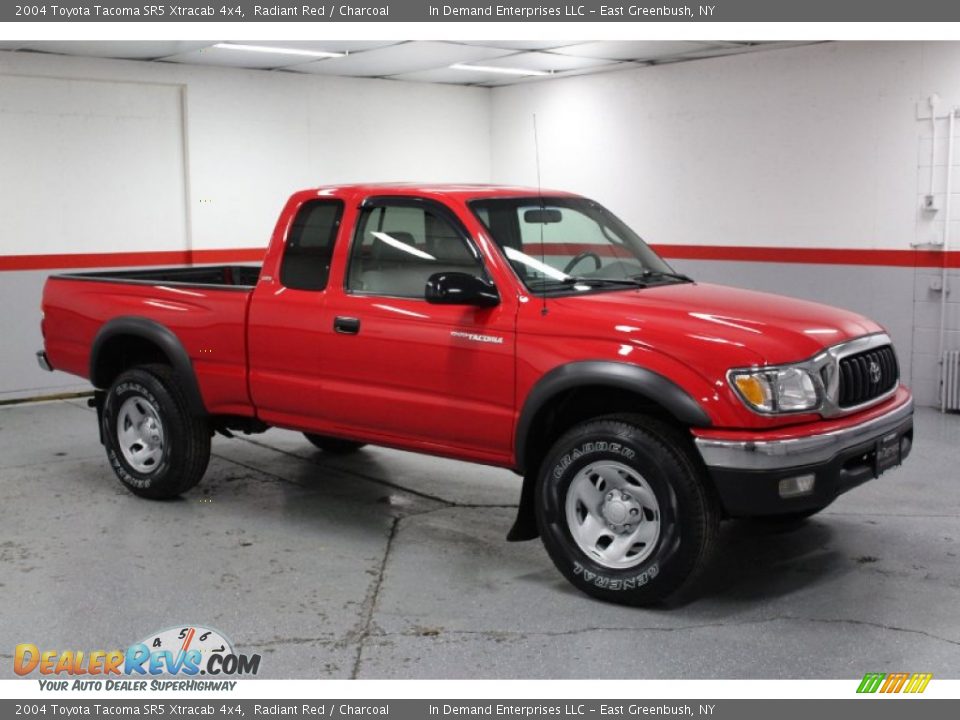 Radiant Red 2004 Toyota Tacoma SR5 Xtracab 4x4 Photo #1