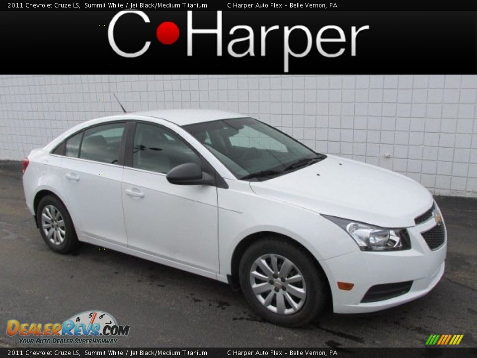 2011 Chevrolet Cruze LS Summit White / Jet Black/Medium Titanium Photo #1