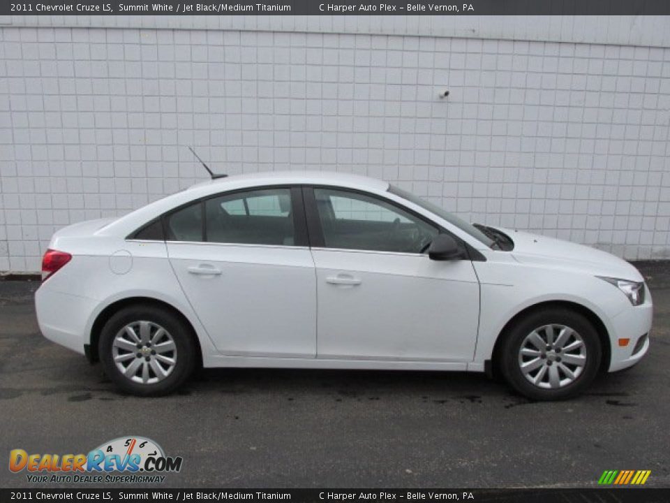 2011 Chevrolet Cruze LS Summit White / Jet Black/Medium Titanium Photo #2