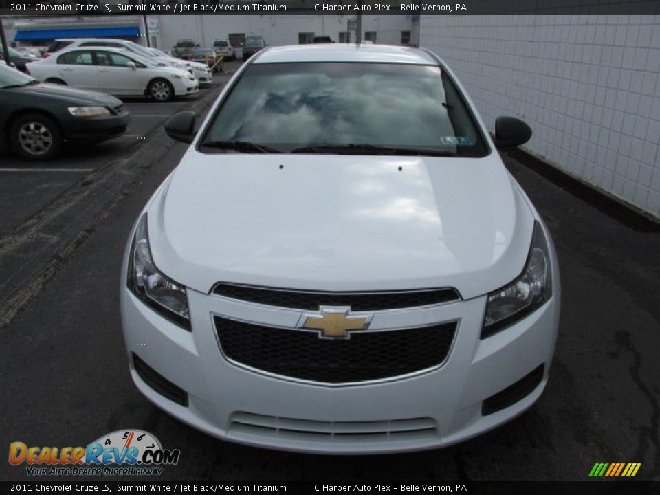 2011 Chevrolet Cruze LS Summit White / Jet Black/Medium Titanium Photo #4