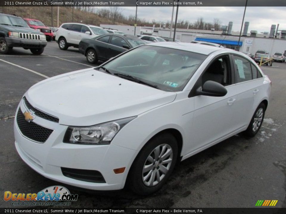 2011 Chevrolet Cruze LS Summit White / Jet Black/Medium Titanium Photo #5