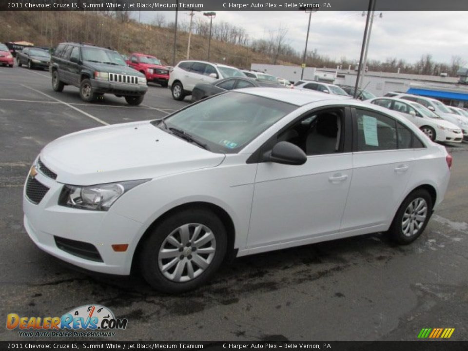 2011 Chevrolet Cruze LS Summit White / Jet Black/Medium Titanium Photo #6