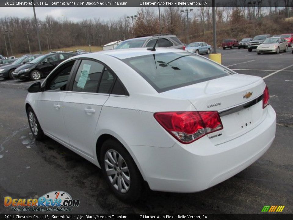 2011 Chevrolet Cruze LS Summit White / Jet Black/Medium Titanium Photo #7