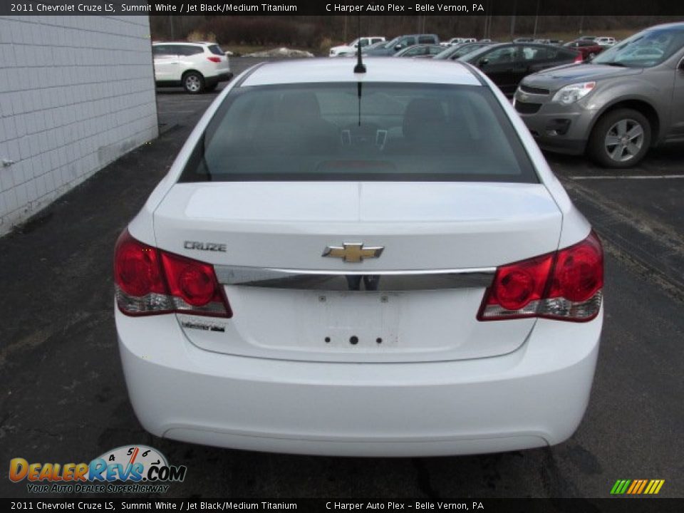 2011 Chevrolet Cruze LS Summit White / Jet Black/Medium Titanium Photo #9