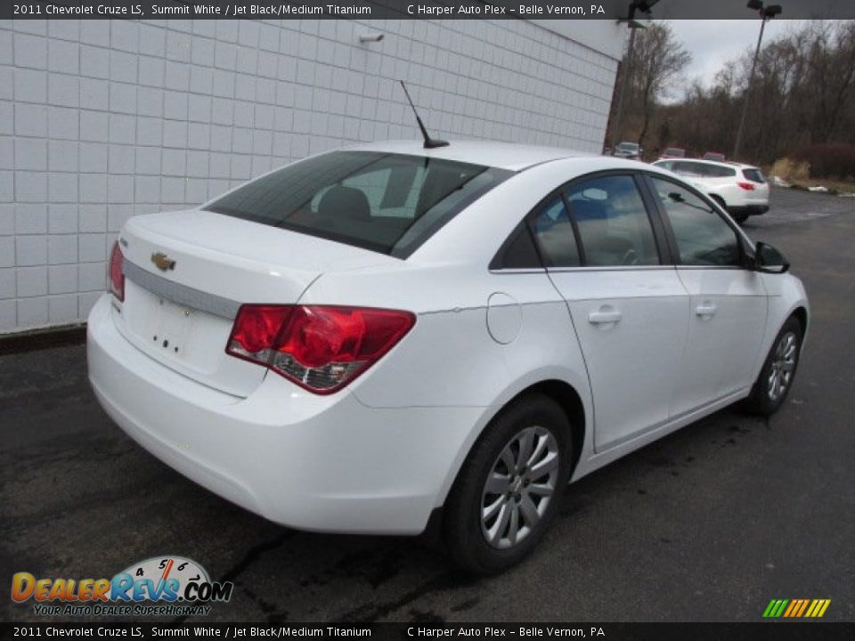 2011 Chevrolet Cruze LS Summit White / Jet Black/Medium Titanium Photo #10