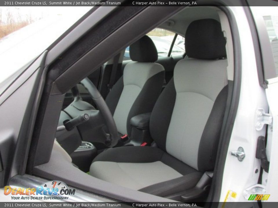 2011 Chevrolet Cruze LS Summit White / Jet Black/Medium Titanium Photo #14