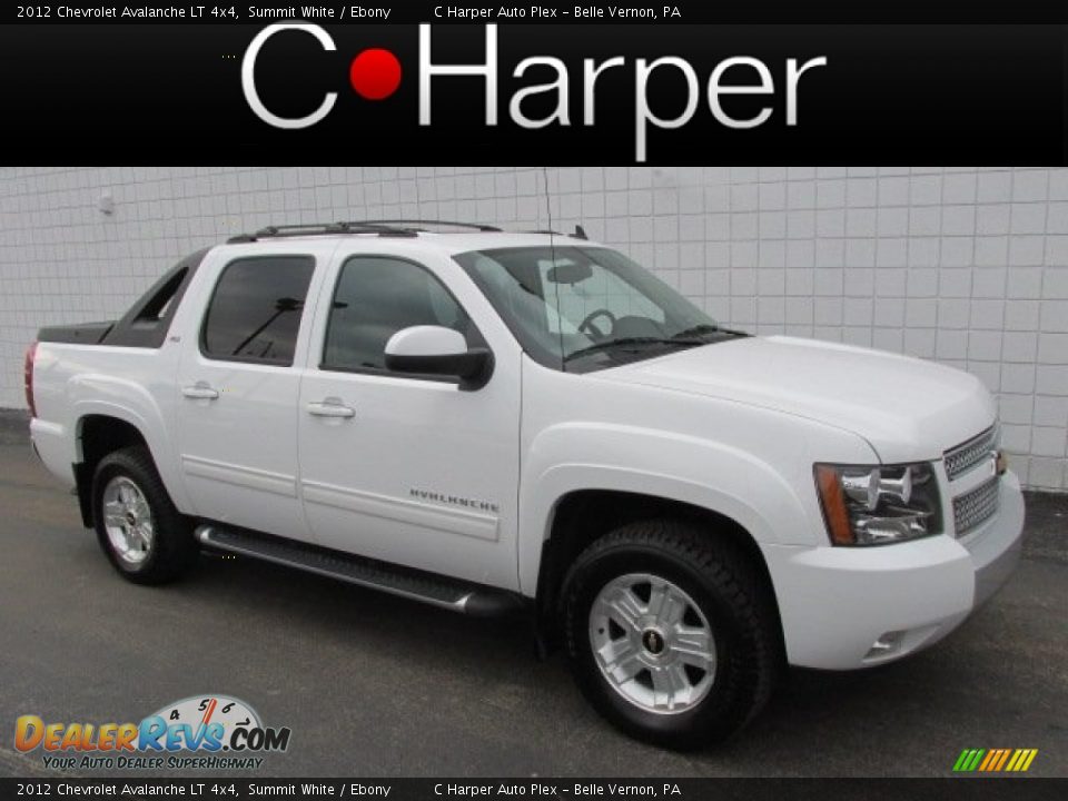 2012 Chevrolet Avalanche LT 4x4 Summit White / Ebony Photo #1