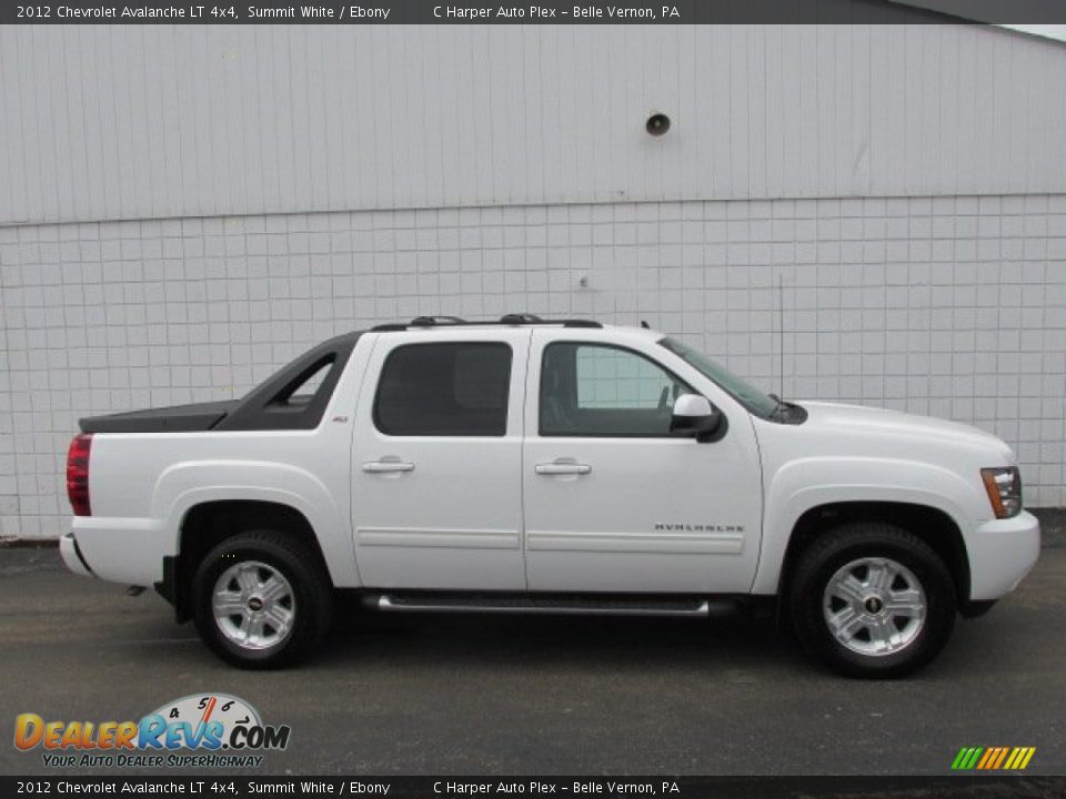 2012 Chevrolet Avalanche LT 4x4 Summit White / Ebony Photo #2
