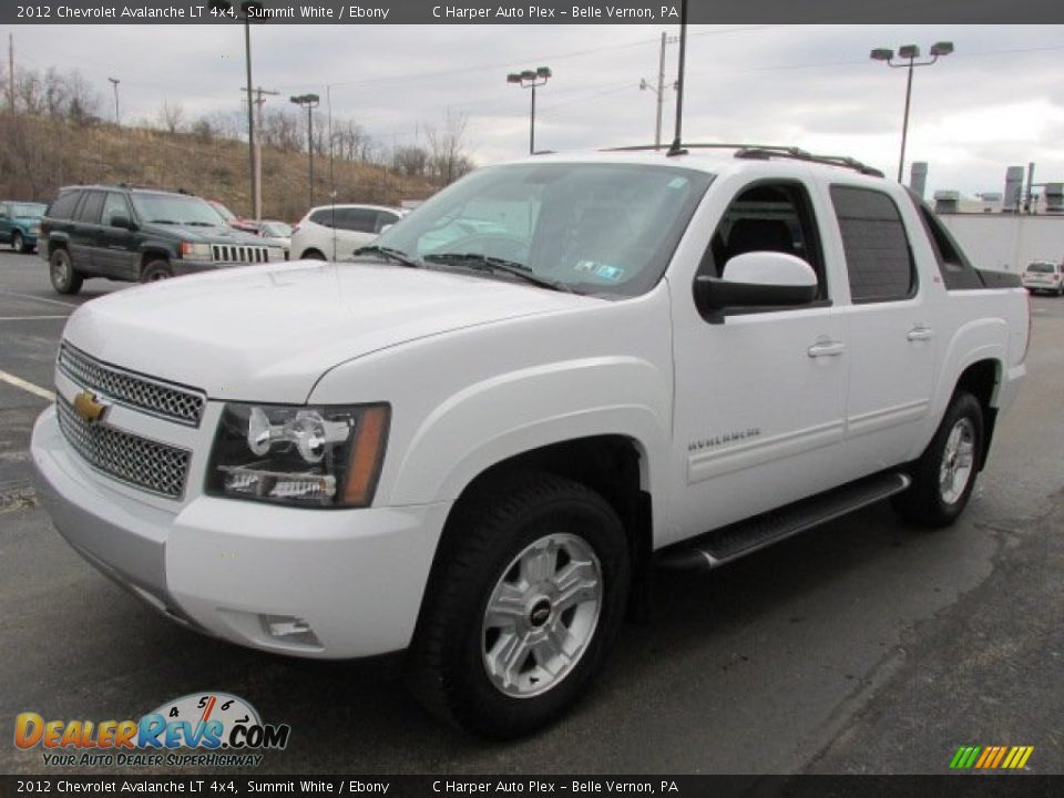 2012 Chevrolet Avalanche LT 4x4 Summit White / Ebony Photo #7