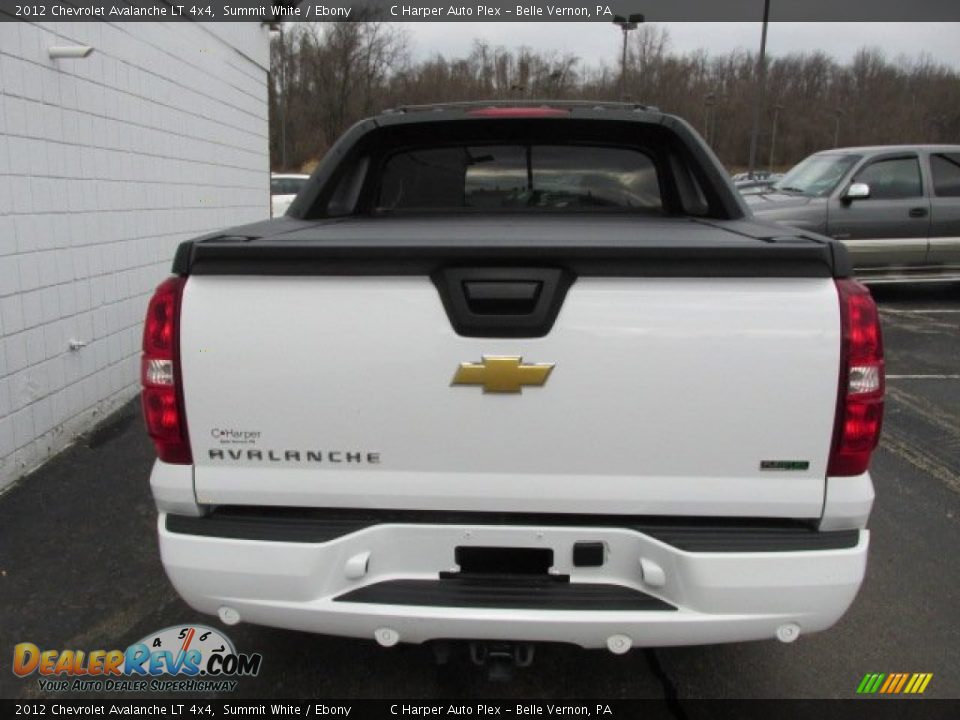 2012 Chevrolet Avalanche LT 4x4 Summit White / Ebony Photo #9