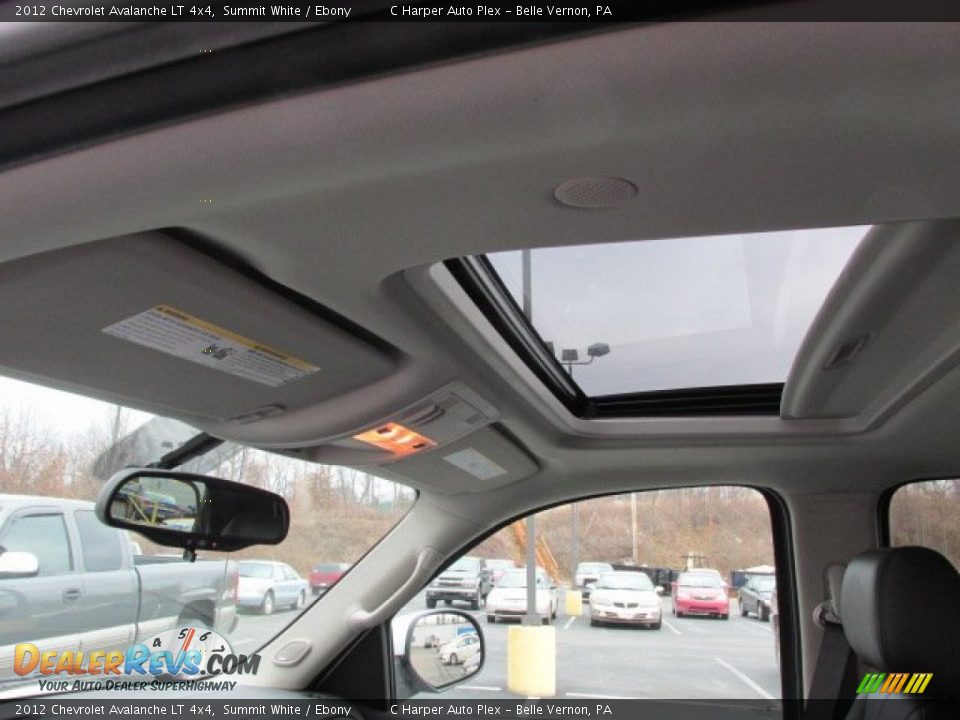 2012 Chevrolet Avalanche LT 4x4 Summit White / Ebony Photo #13