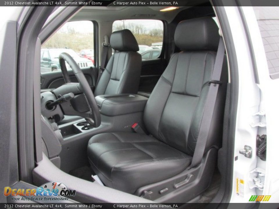 2012 Chevrolet Avalanche LT 4x4 Summit White / Ebony Photo #14
