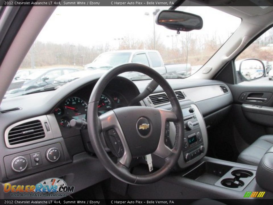 2012 Chevrolet Avalanche LT 4x4 Summit White / Ebony Photo #15