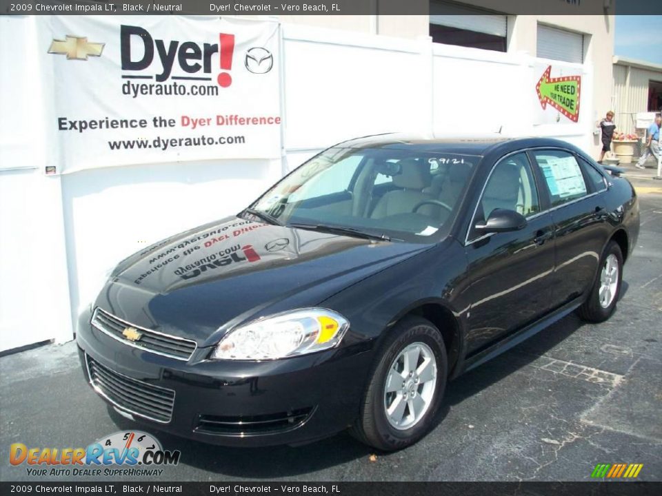 2009 Chevrolet Impala LT Black / Neutral Photo #1