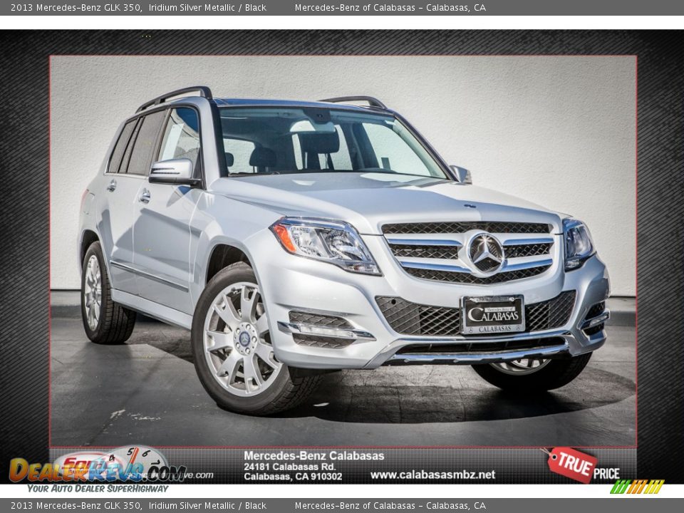 2013 Mercedes-Benz GLK 350 Iridium Silver Metallic / Black Photo #1