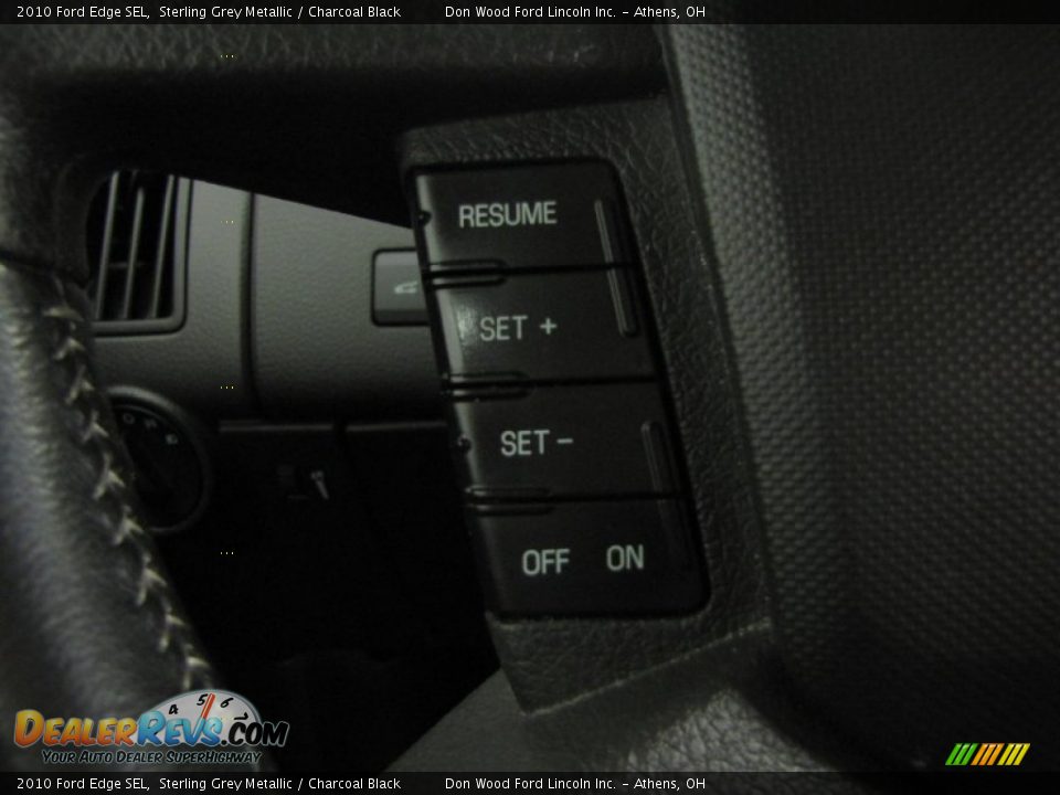2010 Ford Edge SEL Sterling Grey Metallic / Charcoal Black Photo #17