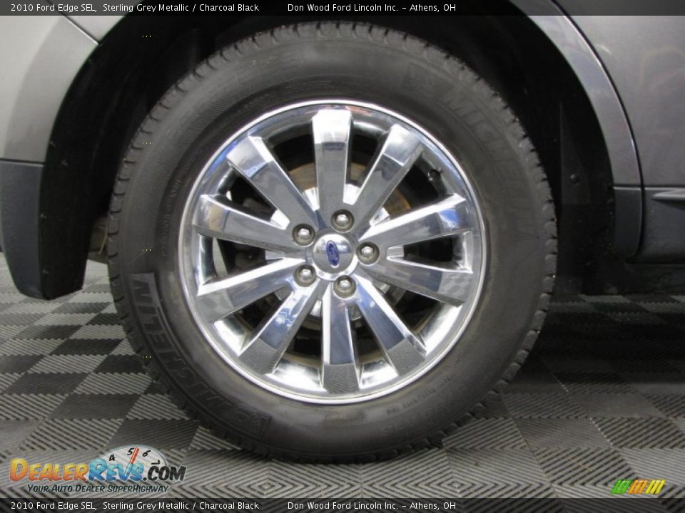 2010 Ford Edge SEL Sterling Grey Metallic / Charcoal Black Photo #27