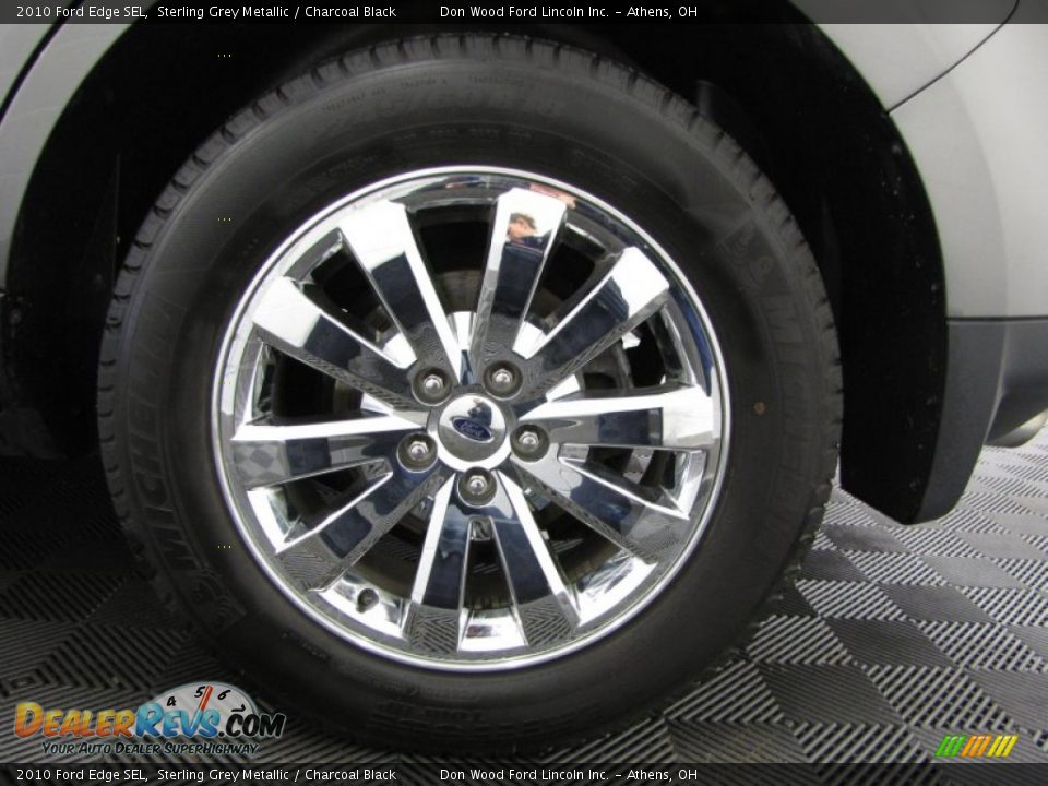 2010 Ford Edge SEL Sterling Grey Metallic / Charcoal Black Photo #28