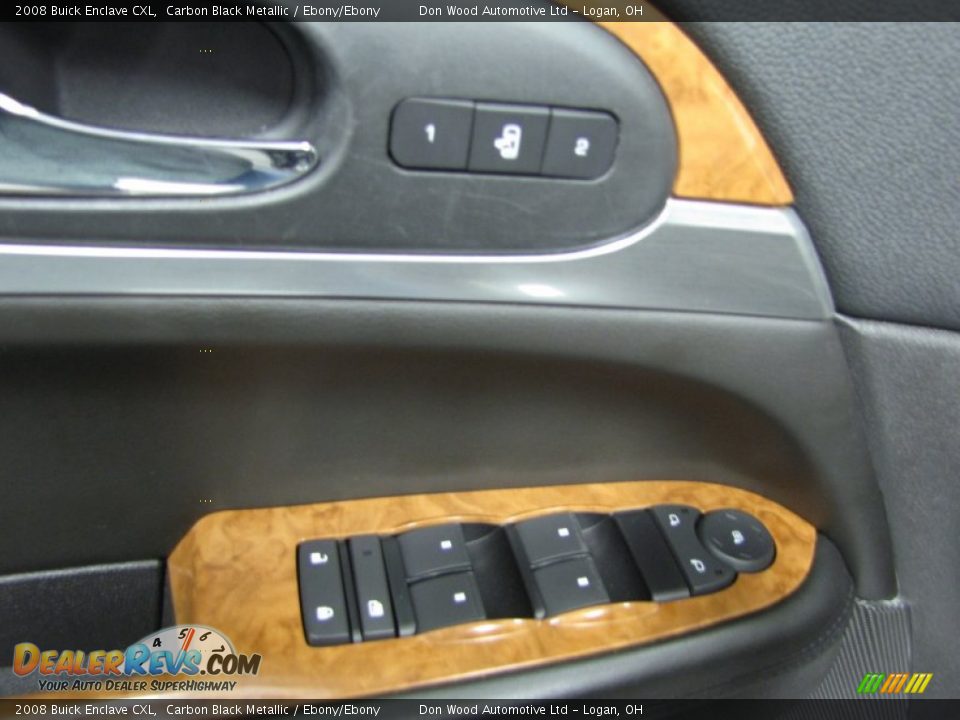 2008 Buick Enclave CXL Carbon Black Metallic / Ebony/Ebony Photo #13
