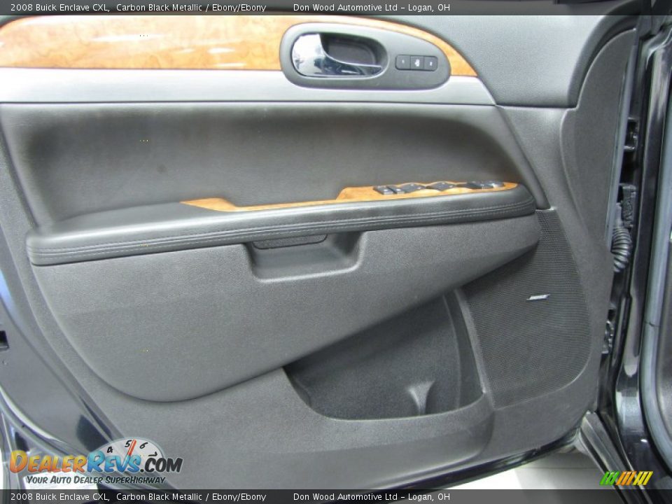 2008 Buick Enclave CXL Carbon Black Metallic / Ebony/Ebony Photo #14