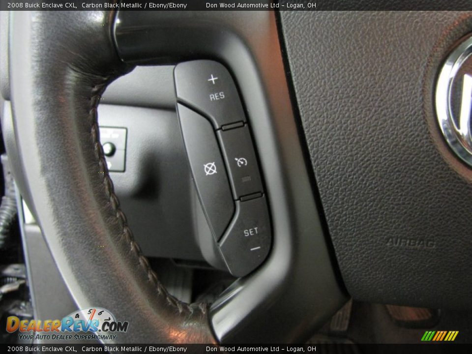 2008 Buick Enclave CXL Carbon Black Metallic / Ebony/Ebony Photo #18
