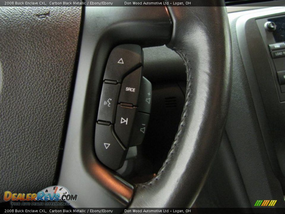 2008 Buick Enclave CXL Carbon Black Metallic / Ebony/Ebony Photo #19