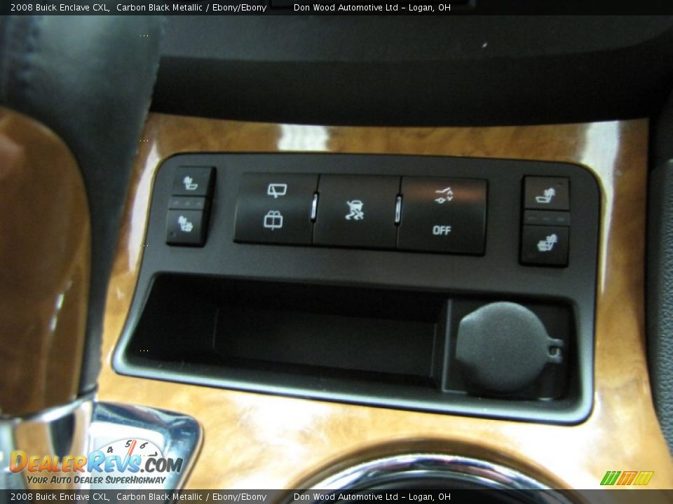 2008 Buick Enclave CXL Carbon Black Metallic / Ebony/Ebony Photo #26