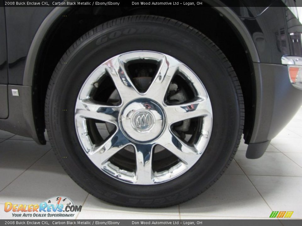 2008 Buick Enclave CXL Carbon Black Metallic / Ebony/Ebony Photo #28