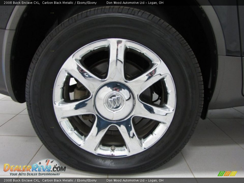 2008 Buick Enclave CXL Carbon Black Metallic / Ebony/Ebony Photo #29