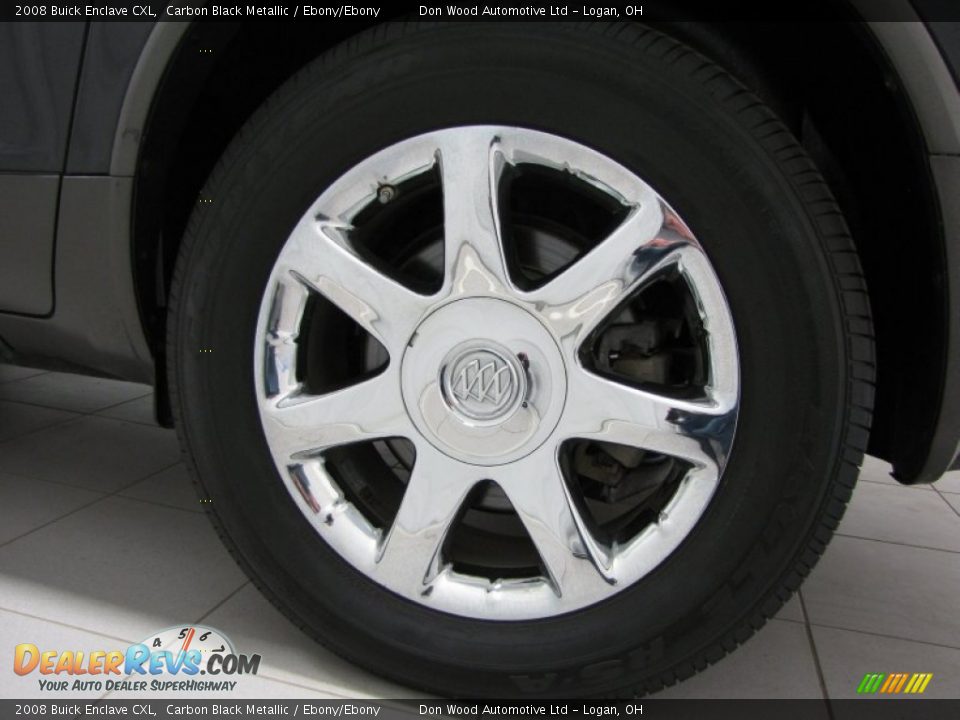 2008 Buick Enclave CXL Carbon Black Metallic / Ebony/Ebony Photo #30