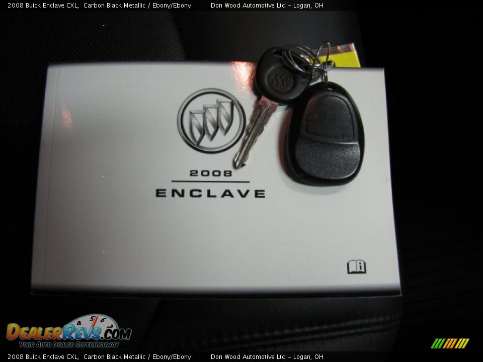 2008 Buick Enclave CXL Carbon Black Metallic / Ebony/Ebony Photo #32