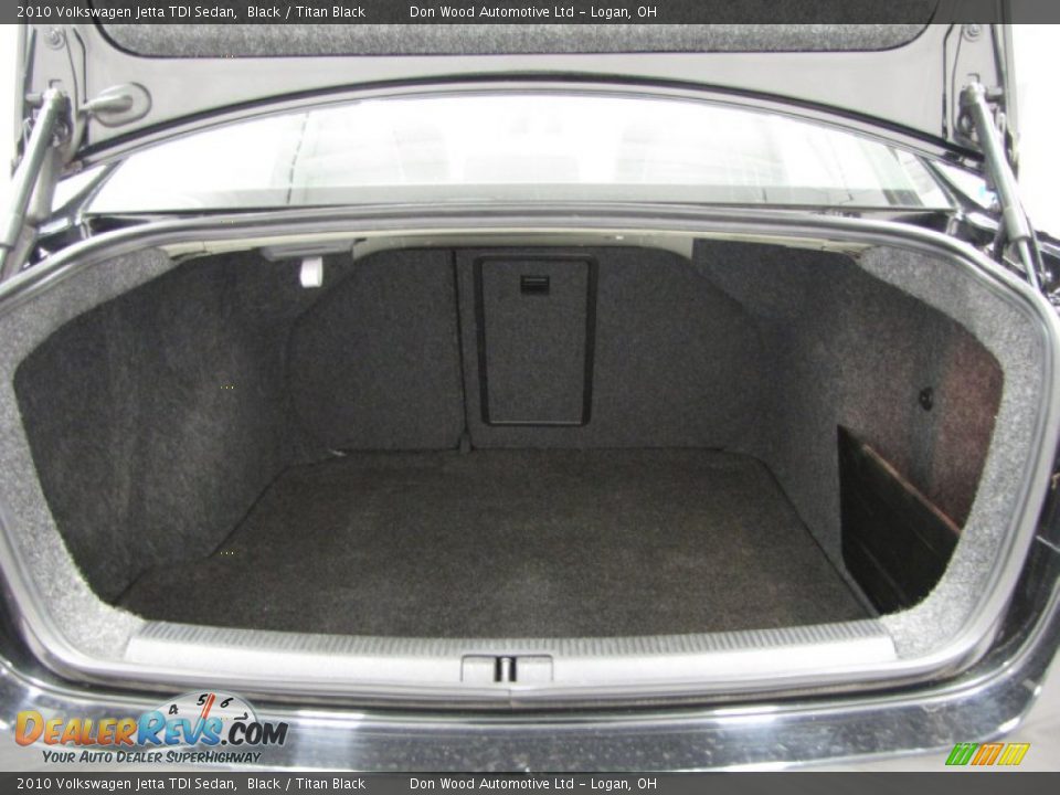 2010 Volkswagen Jetta TDI Sedan Black / Titan Black Photo #3