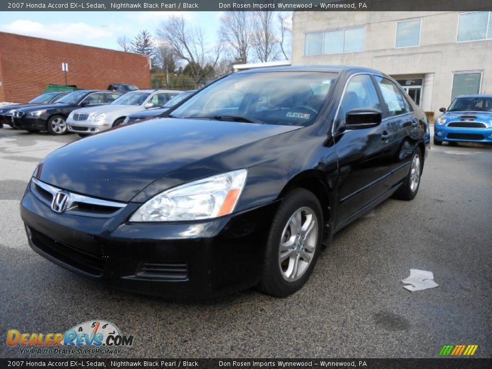 Front 3/4 View of 2007 Honda Accord EX-L Sedan Photo #3