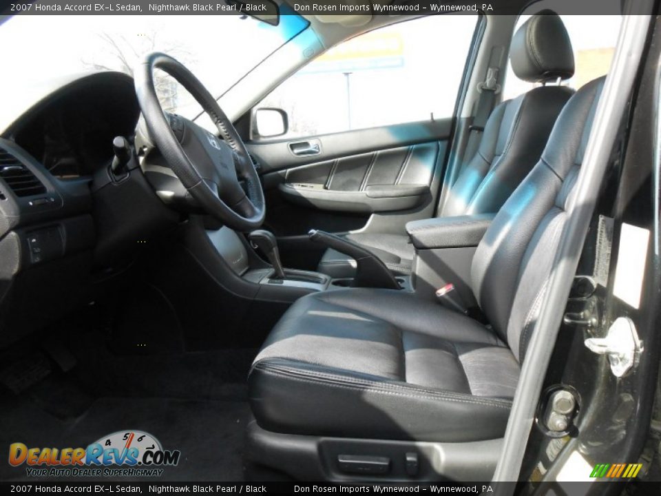 Front Seat of 2007 Honda Accord EX-L Sedan Photo #9