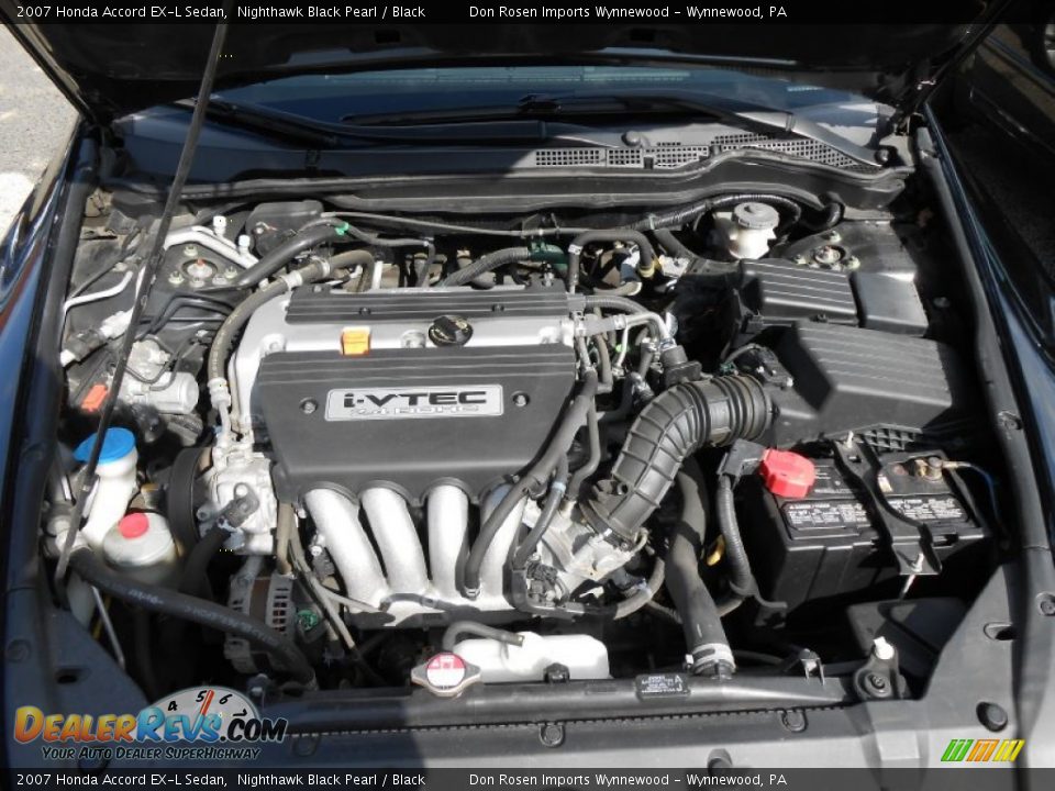2007 Honda Accord EX-L Sedan 2.4L DOHC 16V i-VTEC 4 Cylinder Engine Photo #19
