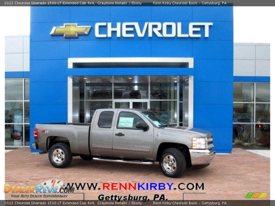 2013 Chevrolet Silverado 1500 LT Extended Cab 4x4 Graystone Metallic / Ebony Photo #1