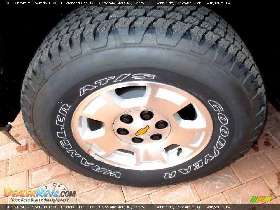 2013 Chevrolet Silverado 1500 LT Extended Cab 4x4 Graystone Metallic / Ebony Photo #4