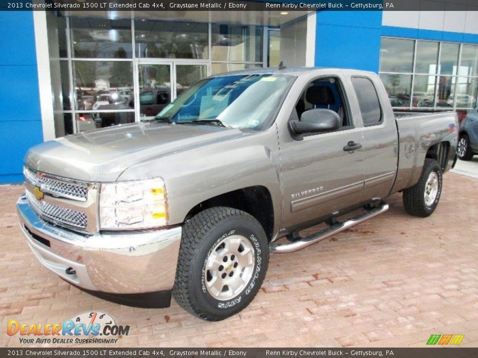 2013 Chevrolet Silverado 1500 LT Extended Cab 4x4 Graystone Metallic / Ebony Photo #10