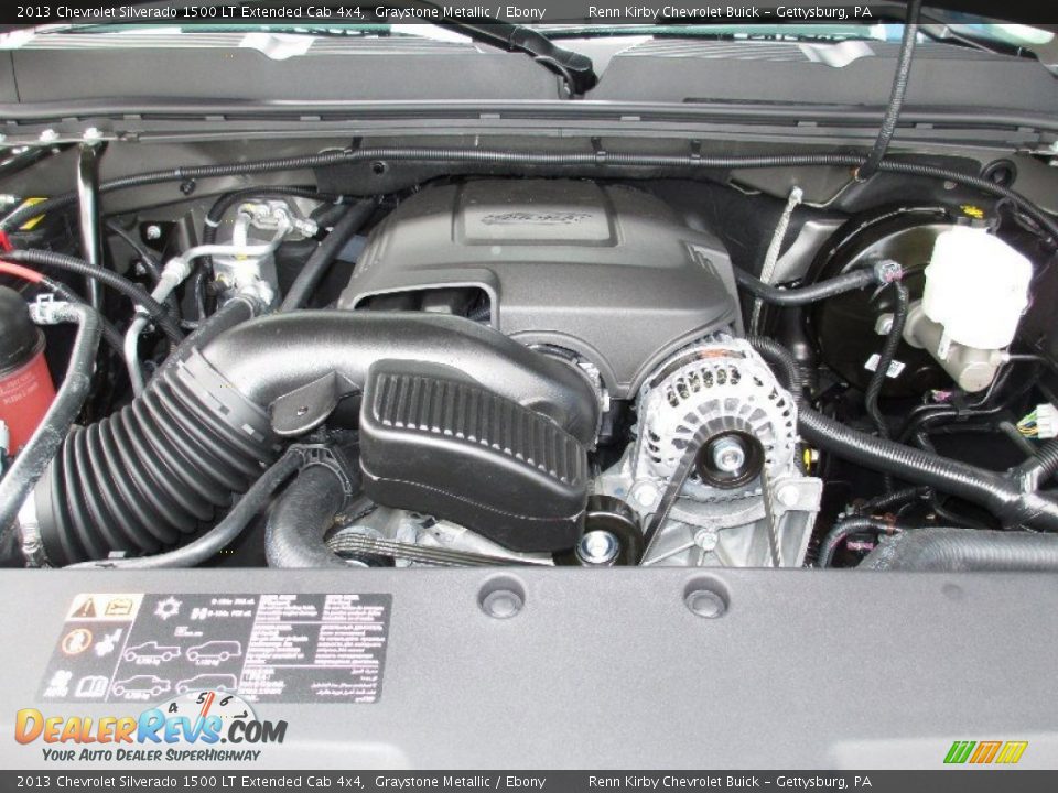 2013 Chevrolet Silverado 1500 LT Extended Cab 4x4 Graystone Metallic / Ebony Photo #17