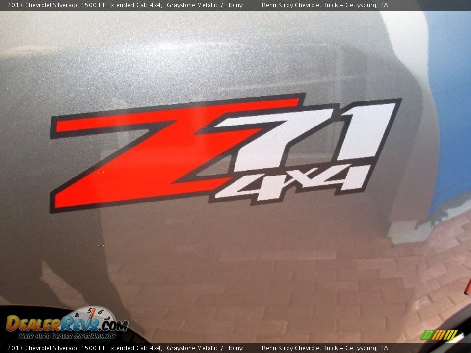 2013 Chevrolet Silverado 1500 LT Extended Cab 4x4 Graystone Metallic / Ebony Photo #29