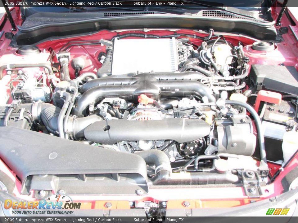 2009 Subaru Impreza WRX Sedan Lightning Red / Carbon Black Photo #8
