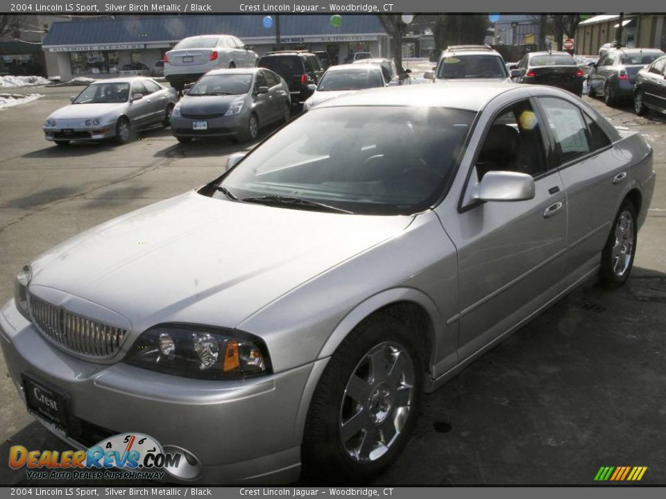 2004 Lincoln LS Sport Silver Birch Metallic / Black Photo #1