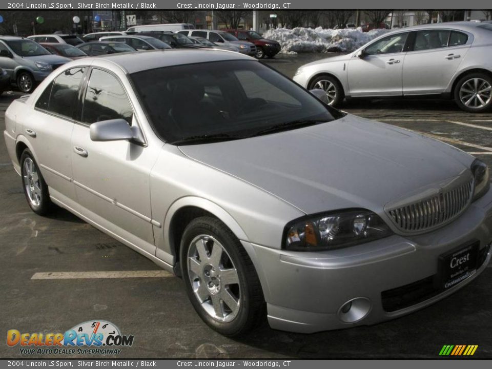 2004 Lincoln LS Sport Silver Birch Metallic / Black Photo #3