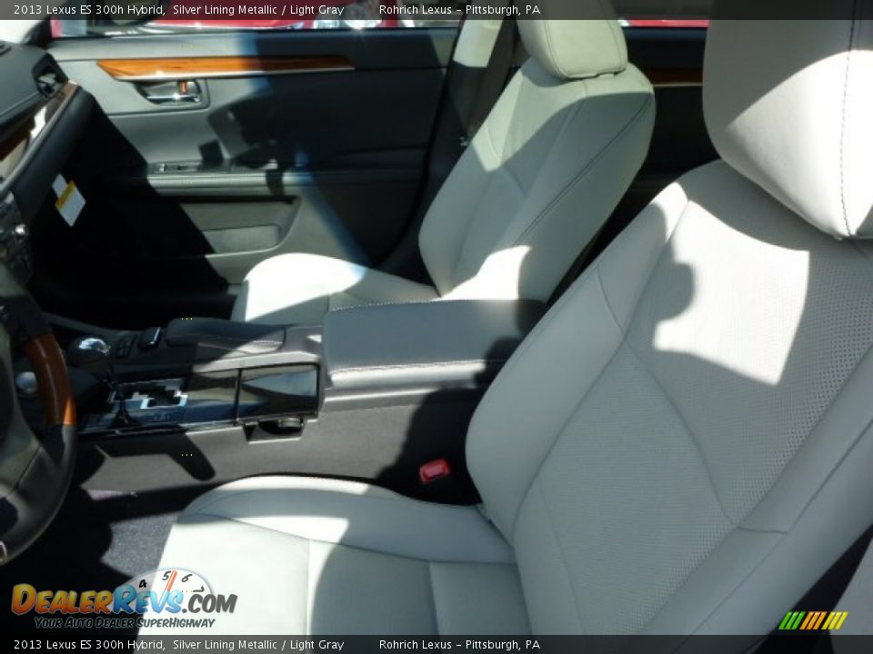 2013 Lexus ES 300h Hybrid Silver Lining Metallic / Light Gray Photo #9