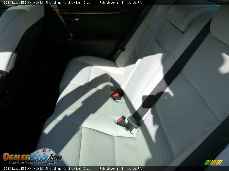 2013 Lexus ES 300h Hybrid Silver Lining Metallic / Light Gray Photo #10