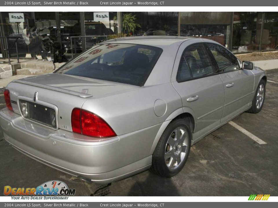 2004 Lincoln LS Sport Silver Birch Metallic / Black Photo #5