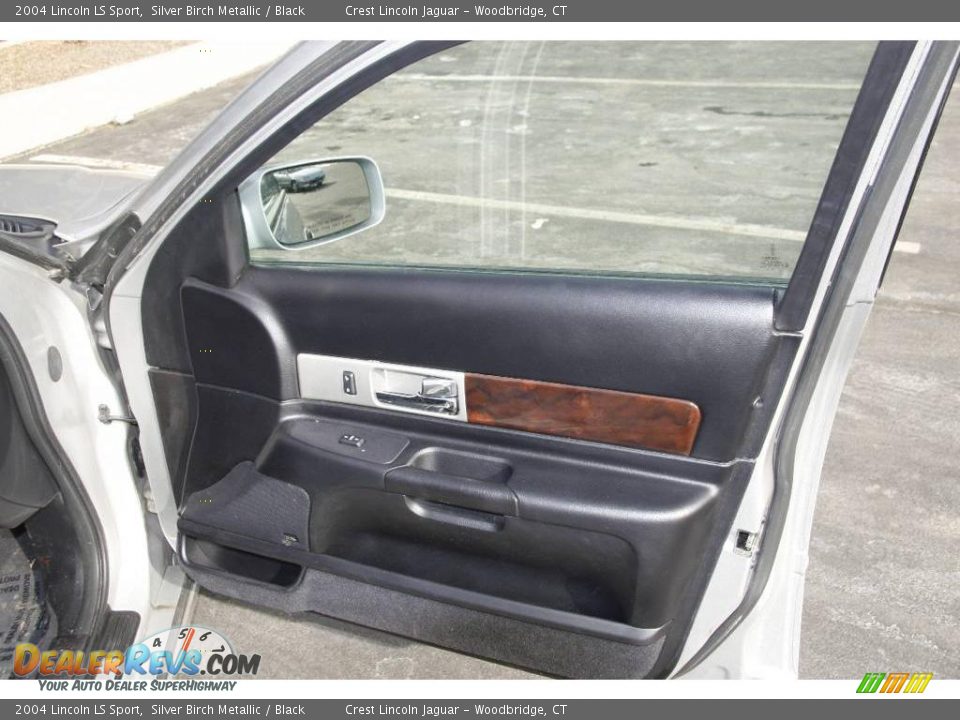 2004 Lincoln LS Sport Silver Birch Metallic / Black Photo #13