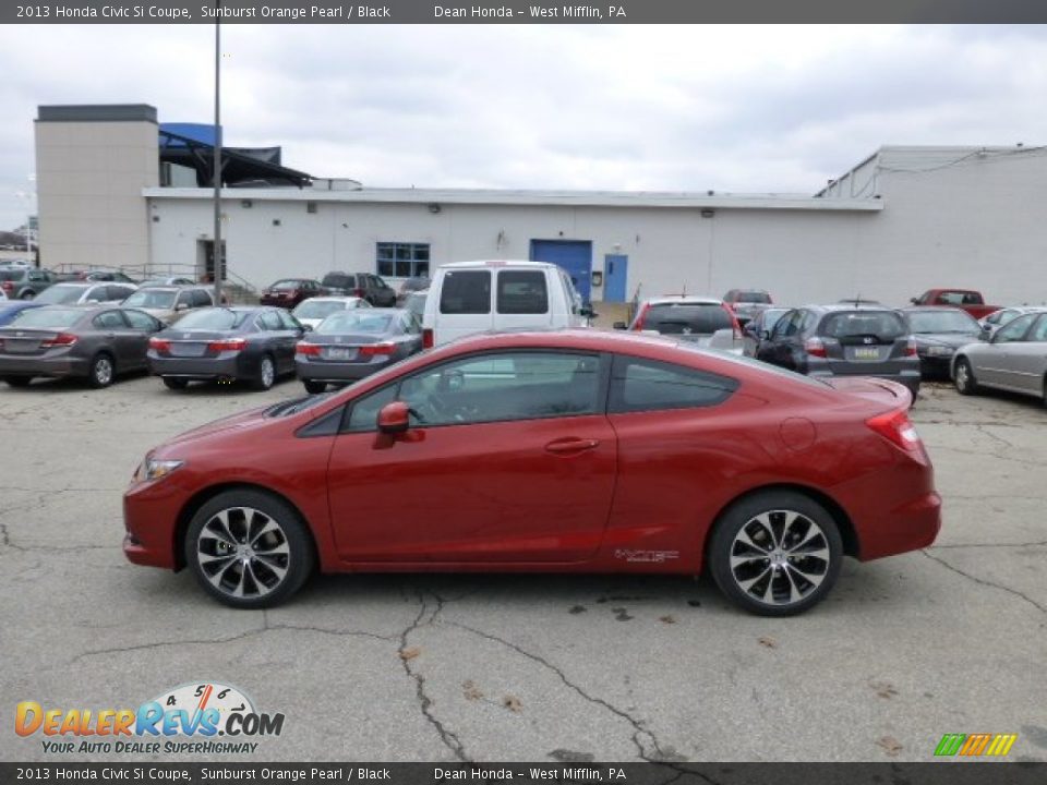 Sunburst Orange Pearl 2013 Honda Civic Si Coupe Photo #1